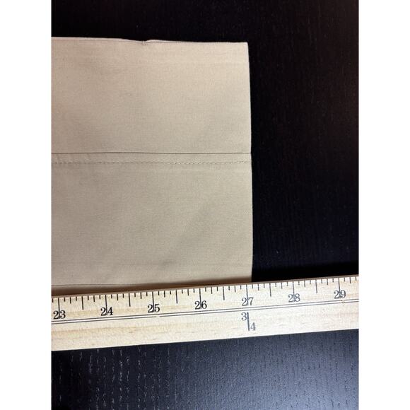 Tory Burch Callie Khaki Pants Tan Camel Size 8 Skinny Stretch Flat Front Pull On - Picture 10 of 12